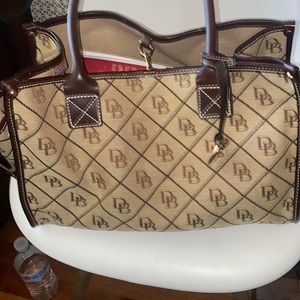 Vintage Dooney & Burke Canvas Tote